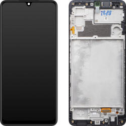 Samsung Display cu Touchscreen Samsung Galaxy M22 M225, cu Rama, Negru, Service Pack GH82-26153A
