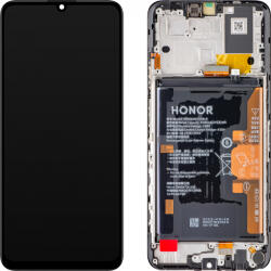 Honor Display cu Touchscreen Honor X7a, cu Rama si Acumulator, Negru (Midnight Black), Service Pack 0235AENA
