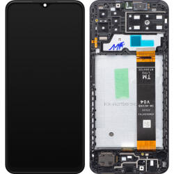 Samsung Display cu Touchscreen Samsung Galaxy A13 A135, cu Rama, Negru, Service Pack GH82-28508A