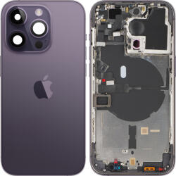 Apple Capac Baterie Apple iPhone 14 Pro, Cu Carcasa Mijloc, Mov (Deep Purple), Swap