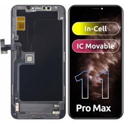 ZY Display cu Touchscreen ZY pentru Apple iPhone 11 Pro Max, cu Rama, Versiune LCD In-Cell IC Movable, Negru