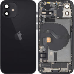 Apple Capac Baterie Apple iPhone 12, Cu Carcasa Mijloc, Full Parts, Negru, Swap