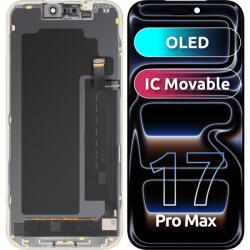 MP Display cu Touchscreen MP compatibil cu Apple iPhone 17 Pro Max, cu Rama, Versiune OLED FHD IC Movable, Negru - koubsolutions