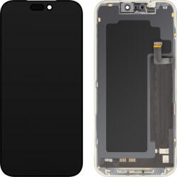 MP Display cu Touchscreen MP compatibil cu Apple iPhone 17 Pro Max, cu Rama, Versiune Soft OLED FHD 120Hz Diagnostic, Negru