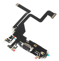 Aftermarket Banda cu Conector Incarcare - Microfon Apple iPhone 14 Pro, Negru - koubsolutions