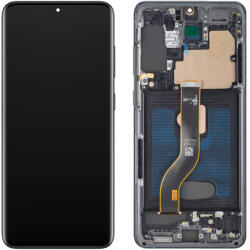 MP Display cu Touchscreen MP compatibil cu Samsung Galaxy S20+ G985, cu Rama, Versiune OLED, Negru - koubsolutions