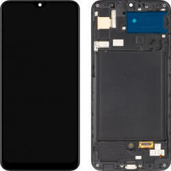 MP Display cu Touchscreen MP compatibil cu Samsung Galaxy A30s A307, cu Rama, Versiune OLED, Negru - koubsolutions