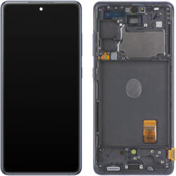Samsung Display cu Touchscreen Samsung Galaxy S20 FE G780, cu Rama, Bleumarin, Service Pack GH82-24220A