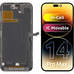 ZY Display cu Touchscreen ZY pentru Apple iPhone 14 Pro Max, cu Rama, Versiune LCD In-Cell IC Movable, Negru - koubsolutions