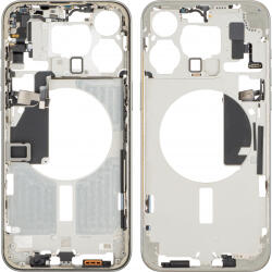 Apple Carcasa Mijloc Apple iPhone 15 Pro Max, Bej (Natural Titanium), Swap