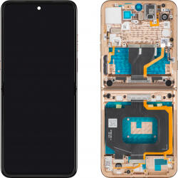 Motorola Display cu Touchscreen Motorola Razr 60 Ultra, cu Rama, Sub Inner, Bej (Mountain Trail), Service Pack 5D68C30087