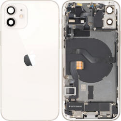 Apple Capac Baterie Apple iPhone 12, Cu Carcasa Mijloc, Full Parts, Alb, Swap