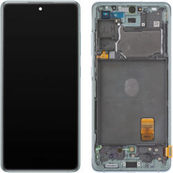 Samsung Display cu Touchscreen Samsung Galaxy S20 FE 5G G781, cu Rama, Verde (Cloud Mint), Service Pack GH82-24214D