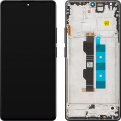 Xiaomi Display cu Touchscreen Xiaomi Redmi Note 14S, cu Rama, Negru, Service Pack 56000300N6R00