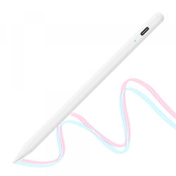 Techsuit Touch Pen Techsuit AC10-CP pentru Apple iPad, Versiune Activ, Alb - koubsolutions