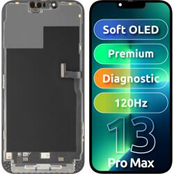 MP Display cu Touchscreen MP compatibil cu Apple iPhone 13 Pro Max, cu Rama, Versiune Premium Soft OLED FHD 120Hz Diagnostic, Negru - koubsolutions