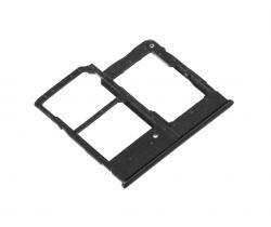 Aftermarket Suport SIM - Card Samsung Galaxy A20e A202, Dual SIM, Negru