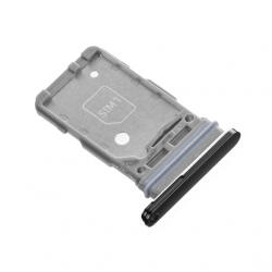 Aftermarket Suport SIM Samsung Galaxy S21 5G G991 / S21+ 5G G996, Dual SIM, Negru