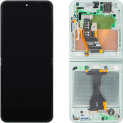Samsung Display cu Touchscreen Samsung Galaxy Z Flip6 F741, cu Rama, Sub Inner, Verde (Mint), Service Pack GH82-35014D