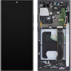 Samsung Display cu Touchscreen Samsung Galaxy Note 20 Ultra 5G N986 / Note 20 Ultra N985, cu Rama, Negru (Mystic Black), Service Pack GH82-31453A