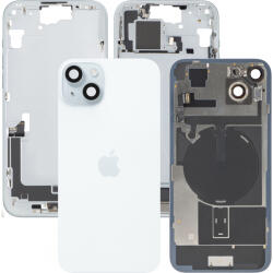 Apple Capac Baterie Apple iPhone 15 Plus, Cu Carcasa Mijloc, Full Parts, Albastru, Swap