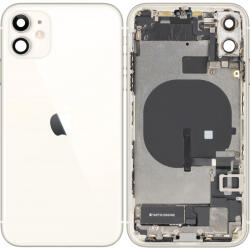 Apple Capac Baterie Apple iPhone 11, Cu Carcasa Mijloc, Full Parts, Alb, Swap Premium