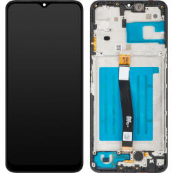 MP Display cu Touchscreen MP compatibil cu Samsung Galaxy A22 5G A226, cu Rama, Negru - koubsolutions