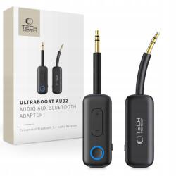 Tech-Protect Ultraboost AU02 audio Aux adapter Bluetooth 5.4 fekete (5906302339815)