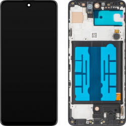 MP Display cu Touchscreen MP compatibil cu Samsung Galaxy A51 A515, cu Rama, Negru - koubsolutions