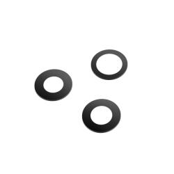 Aftermarket Geam Camera Spate Apple iPhone 12 Pro Max, Wide + UltraWide + Telephoto, Negru - koubsolutions