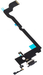 Aftermarket Banda cu Conector Incarcare - Microfon Apple iPhone XS Max, Negru