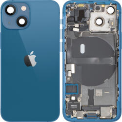 Apple Capac Baterie Apple iPhone 13 mini, Cu Carcasa Mijloc, Full Parts, Albastru, Swap