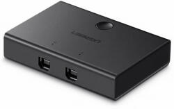 UGREEN Switch USB UGREEN US158, 2 x USB-B, Negru