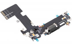 Aftermarket Banda cu Conector Incarcare - Microfon Apple iPhone 13, Negru