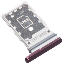 Aftermarket Suport SIM Samsung Galaxy S22 Ultra 5G S908, Dual SIM, Mov (Burgundy)