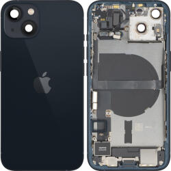 Apple Capac Baterie Apple iPhone 13, Cu Carcasa Mijloc, Full Parts, Negru (Midnight), Swap Premium
