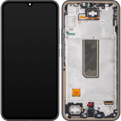 Samsung Display cu Touchscreen Samsung Galaxy A34 A346, cu Rama, Negru (Graphite), Service Pack GH82-31200A