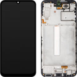 Samsung Display cu Touchscreen Samsung Galaxy A25 A256, cu Rama, Negru (Brave Black), Service Pack GH82-33214A