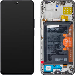 Honor Display cu Touchscreen Honor 90 Lite / X8a, cu Rama si Acumulator, Negru (Midnight Black), Service Pack 0235AEUH