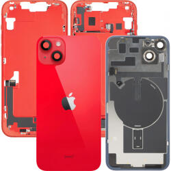 Apple Capac Baterie Apple iPhone 14 Plus, Cu Carcasa Mijloc, Full Parts, Rosu, Swap