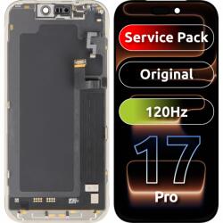 Apple Display cu Touchscreen Apple iPhone 17 Pro, cu Rama, Negru, Service Pack 661-56125