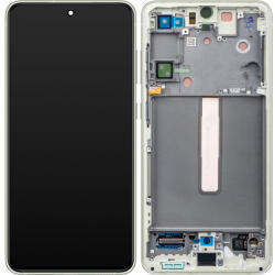 Samsung Display cu Touchscreen Samsung Galaxy S21 FE 5G G990, cu Rama, Verde, Service Pack GH82-26590C