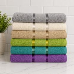 Kotonia Home Set 6 prosoape baie Kotonia Home, 50x90 cm, 100% bumbac, 420gmp, multicolor - 03 (004892) Prosop