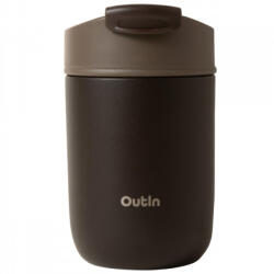 OutIn Термочаша Outin Travel Tumbler, 350 мл, Топло 6ч, Студено 12ч, Неръждаема стомана 316L, Двойни стени, Вакуумна изолация, Тера кафяв (Travel Tumbler - brown)