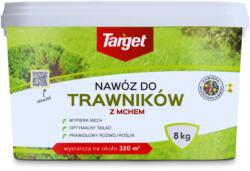 Target Îngrășământ granulat pentru peluze cu mușchi, 8 kg