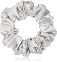 Crystallove Silk Scrunchie selyem hajgumi Silver
