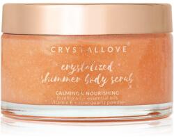 Crystallove Rose Quartz Shimmer Body Scrub testpeeling 200 g