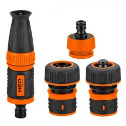 NEO TOOLS Locsolófej csatlakozókkal 3/4", 4db (15-711)