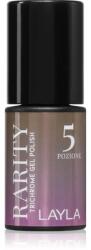 Layla Cosmetics Rarity gél körömlakk UV / LED-es lámpákhoz árnyalat n. 5 5 ml