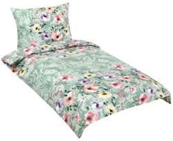 BellaTEX 90/619 pamut ágynemű, 140×200 + 70×90 cm, zöld (13986)